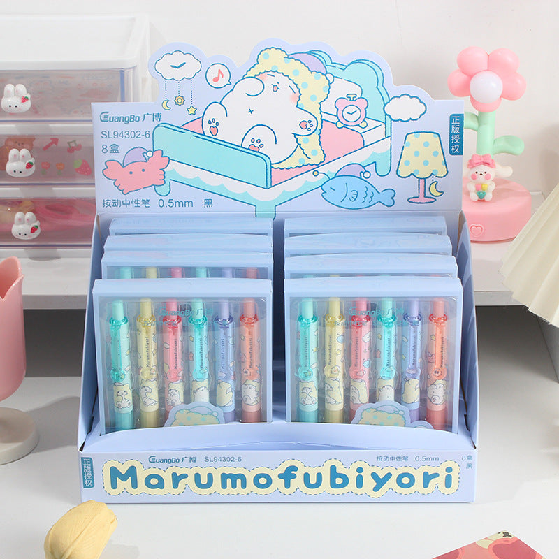 Authentic Blanket Bear Pen 1 BOX(6-in-1 pack)