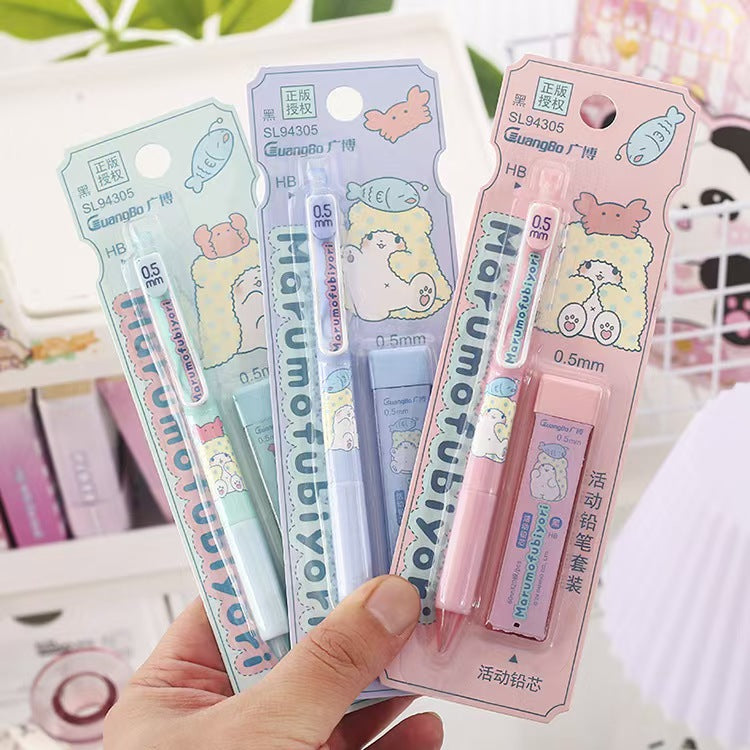 1 Pics Authentic Blanket Bear Retractable Mechanical Pencil