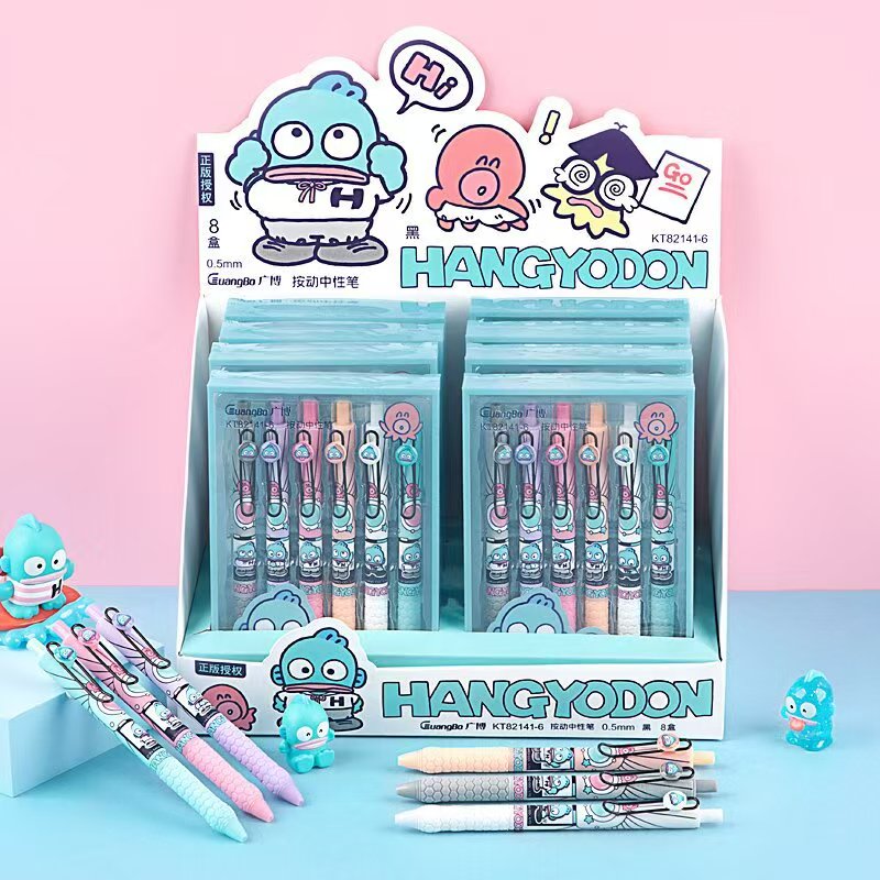 Authentic Hangyodon Pen 1 Box(6-in-1 pack)