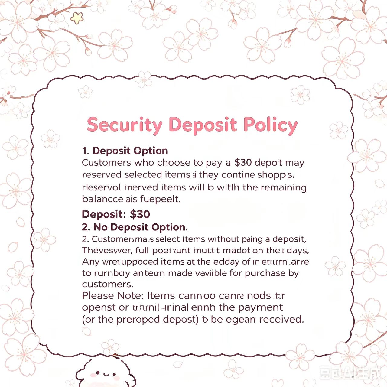 Deposit